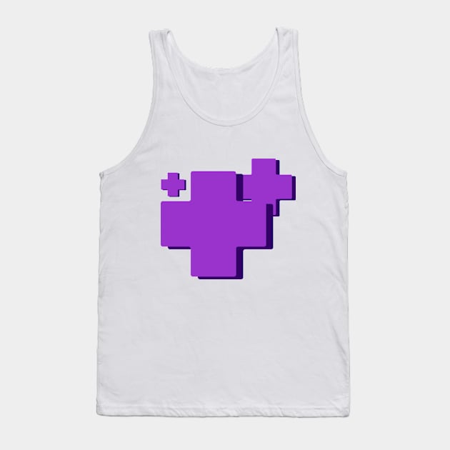 Geometry of Plus Purple Tank Top by FaiqqYahya